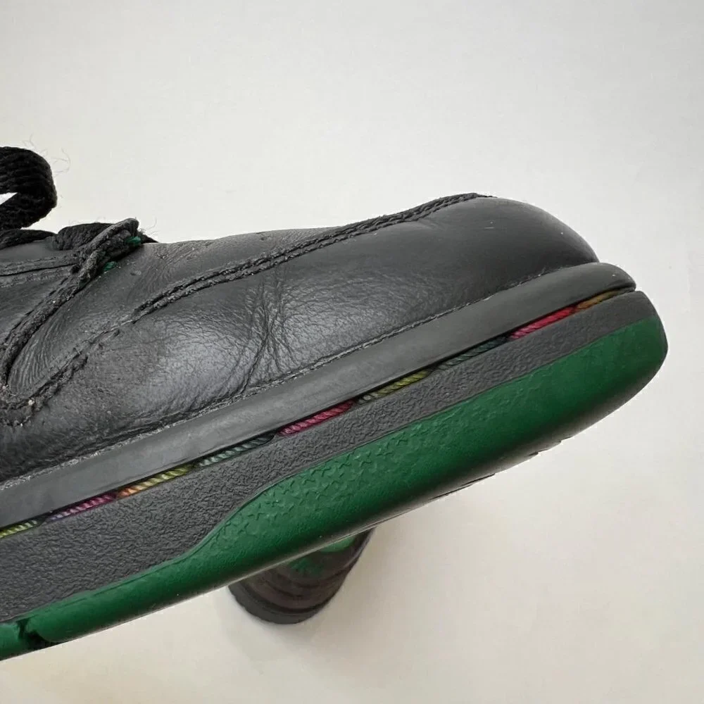 Nike 2007 Low Dunk Rasta Black-Pine green, Size 9